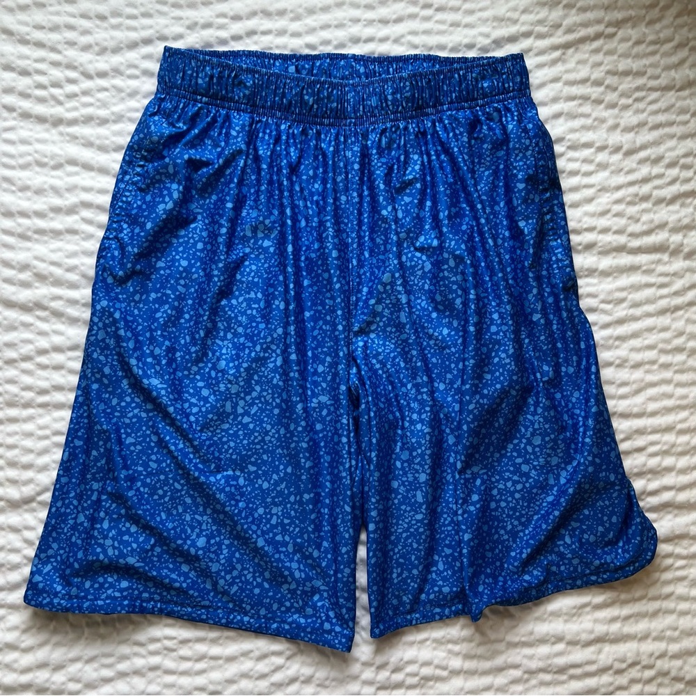 Athletic Works- Men’s Athletic Shorts with pockets- Blue- Medium